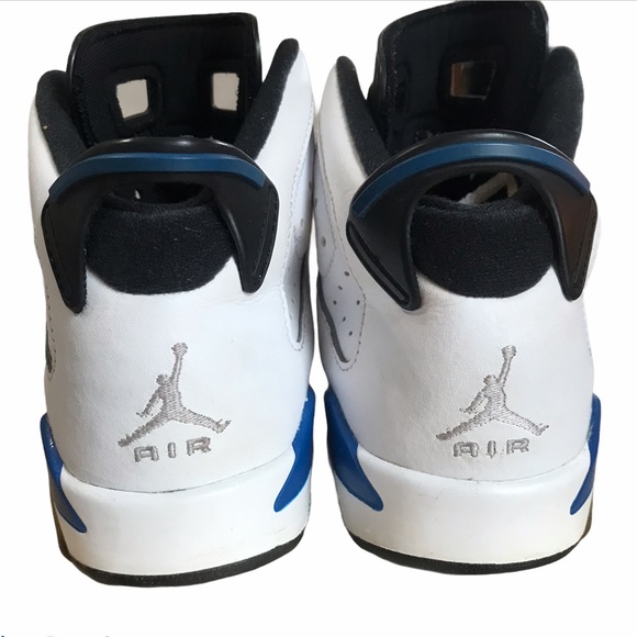 Air Jordan Retro 6 GS sport blue size 4y - Picture 2 of 8